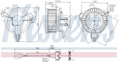 Salona ventilators NISSENS 87048 6