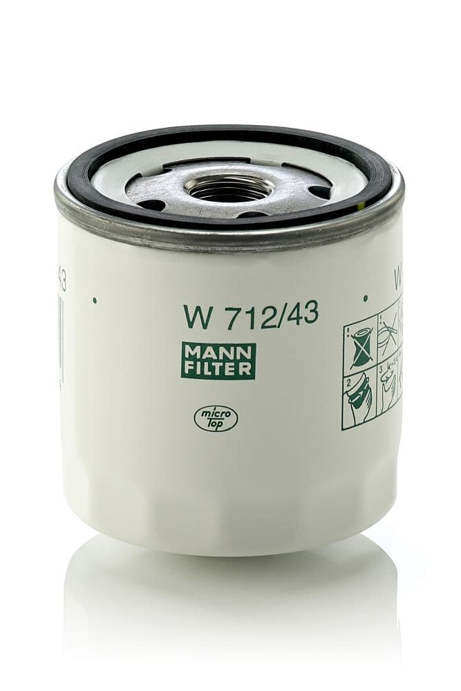 Eļļas filtrs MANN-FILTER W 712/43 1