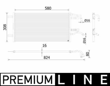 Radiators, Motora dzesēšanas sistēma MAHLE CR 935 000P 1