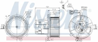 Salona ventilators NISSENS 87109 6