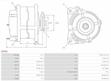 Ģenerators AS-PL A5030 6