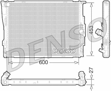 Radiators, Motora dzesēšanas sistēma DENSO DRM05073 1