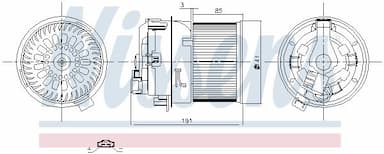 Salona ventilators NISSENS 87258 5