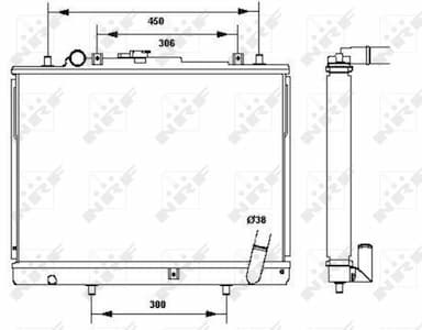 Radiators, Motora dzesēšanas sistēma NRF 52233 4