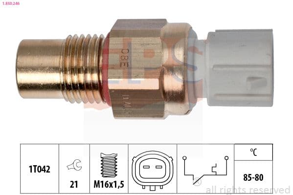 Termoslēdzis, Radiatora ventilators EPS 1.850.246 1