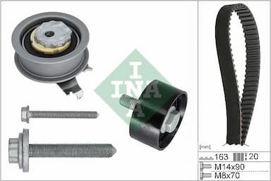 Zobsiksnas komplekts Schaeffler INA 530 0711 10 1