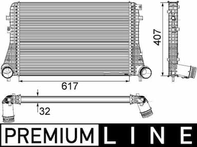 Starpdzesētājs MAHLE CI 208 000P 1