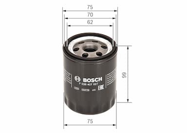 Eļļas filtrs BOSCH F 026 407 027 5