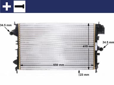 Radiators, Motora dzesēšanas sistēma MAHLE CR 8 000S 1