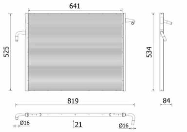 Radiators, Motora dzesēšanas sistēma MAHLE CR 2606 000P 10