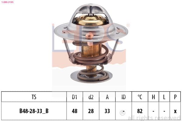 Termostats, Dzesēšanas šķidrums EPS 1.880.319S 1