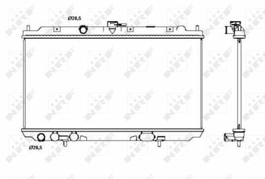 Radiators, Motora dzesēšanas sistēma NRF 53387 4