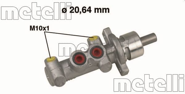 Galvenais bremžu cilindrs METELLI 05-0396 1