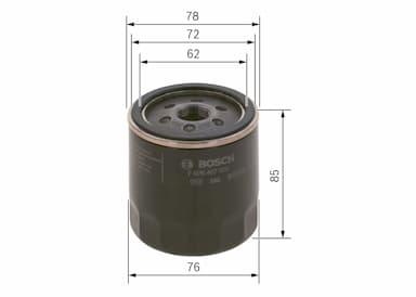 Eļļas filtrs BOSCH F 026 407 202 5