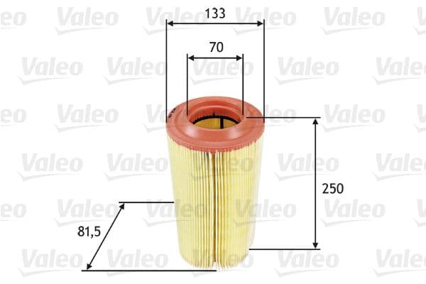 Gaisa filtrs VALEO 585649 1