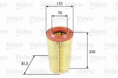 Gaisa filtrs VALEO 585649 1