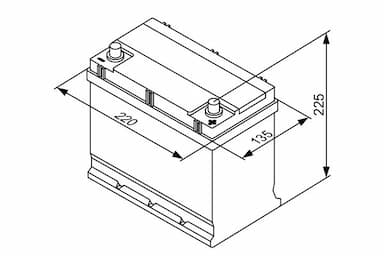 Startera akumulatoru baterija BOSCH 0 092 S30 160 6