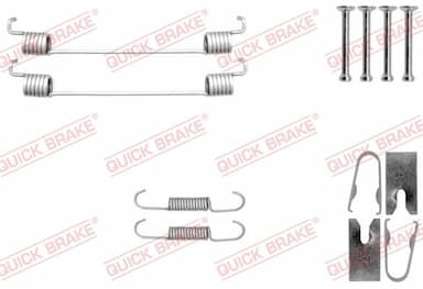 Piederumu komplekts, Bremžu loki QUICK BRAKE 105-0040 1