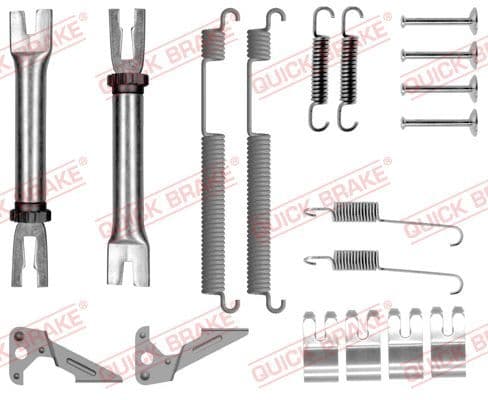 Piederumu komplekts, Bremžu loki QUICK BRAKE 105-0053S 1