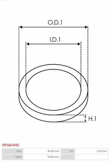 Remkomplekts, Ģenerators AS-PL SRS6049S 2