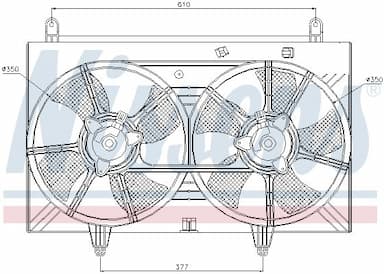 Ventilators, Motora dzesēšanas sistēma NISSENS 85615 7