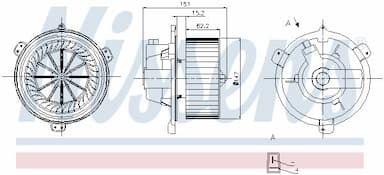 Salona ventilators NISSENS 87056 6