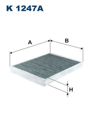 Filtrs, Salona telpas gaiss FILTRON K 1247A 1