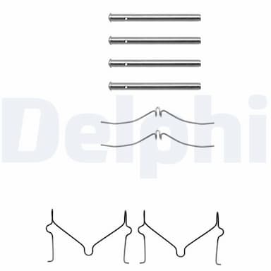 Piederumu komplekts, Disku bremžu uzlikas DELPHI LX0143 1