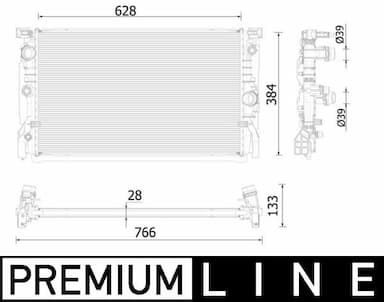 Radiators, Motora dzesēšanas sistēma MAHLE CR 2324 000P 1