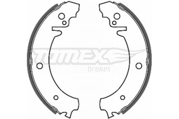 Bremžu loku komplekts TOMEX Brakes TX 20-11 1