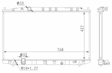 Radiators, Motora dzesēšanas sistēma NRF 59225 1