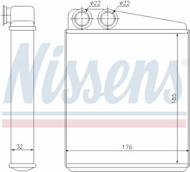 Siltummainis, Salona apsilde NISSENS 70228 5