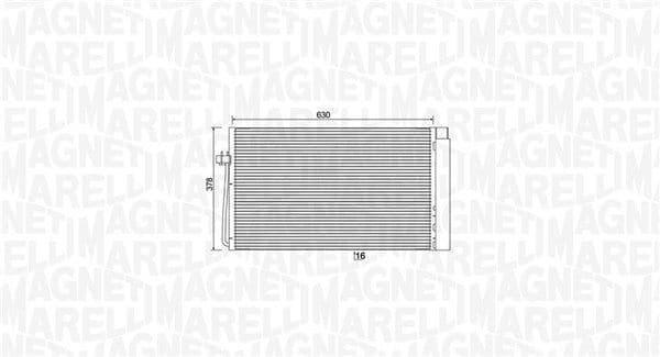 Kondensators, Gaisa kond. sistēma MAGNETI MARELLI 350203899000 1