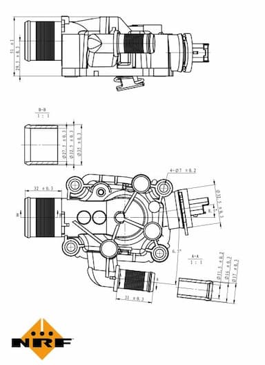 Termostats, Dzesēšanas šķidrums NRF 725081 5