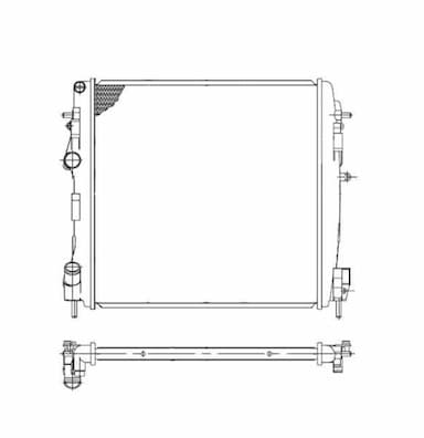 Radiators, Motora dzesēšanas sistēma NRF 58317 4