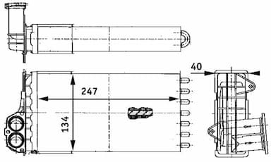 Siltummainis, Salona apsilde MAHLE AH 88 000P 2