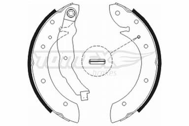 Bremžu loku komplekts TOMEX Brakes TX 20-79 1