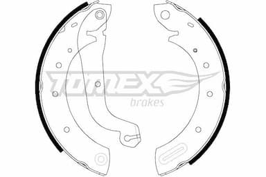 Bremžu loku komplekts TOMEX Brakes TX 21-60 1