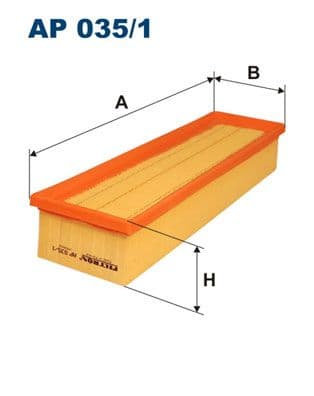 Gaisa filtrs FILTRON AP 035/1 1