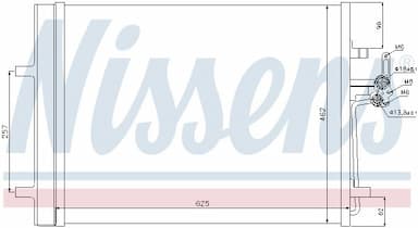 Kondensators, Gaisa kond. sistēma NISSENS 940044 2