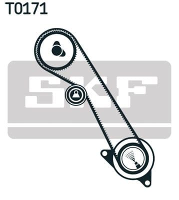 Zobsiksnas komplekts SKF VKMA 04108 2