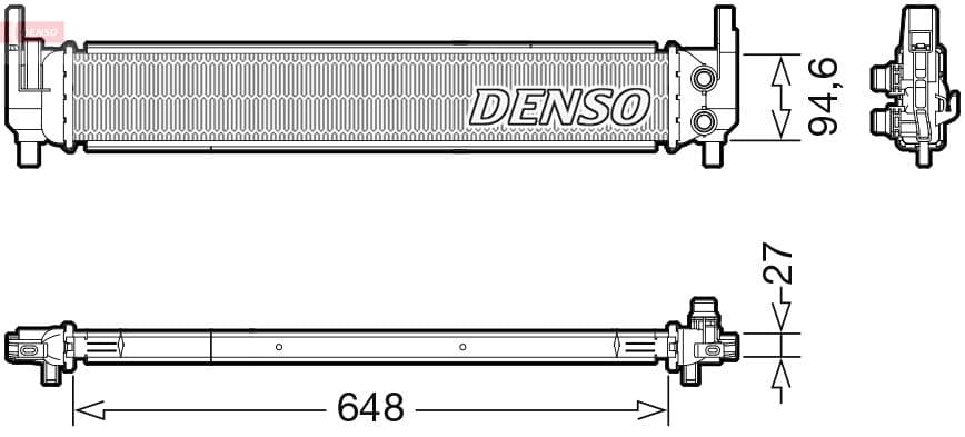 Radiators, Motora dzesēšanas sistēma DENSO DRM02042 1