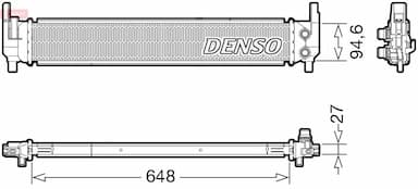 Radiators, Motora dzesēšanas sistēma DENSO DRM02042 1