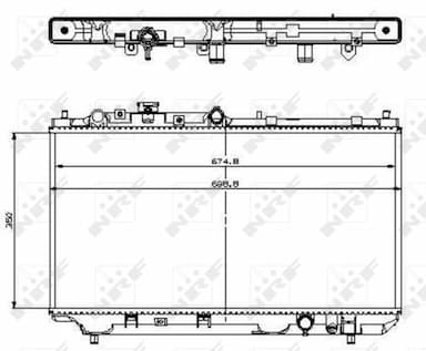 Radiators, Motora dzesēšanas sistēma NRF 509512 1