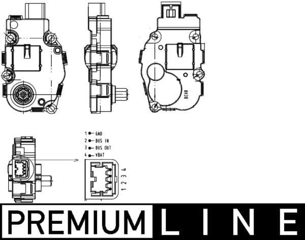 Regulēšanas elements, Jaucējkrāns MAHLE AA 18 000P 1