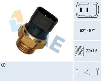 Termoslēdzis, Radiatora ventilators FAE 37260 1