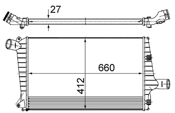 Starpdzesētājs MAHLE CI 487 000S 1