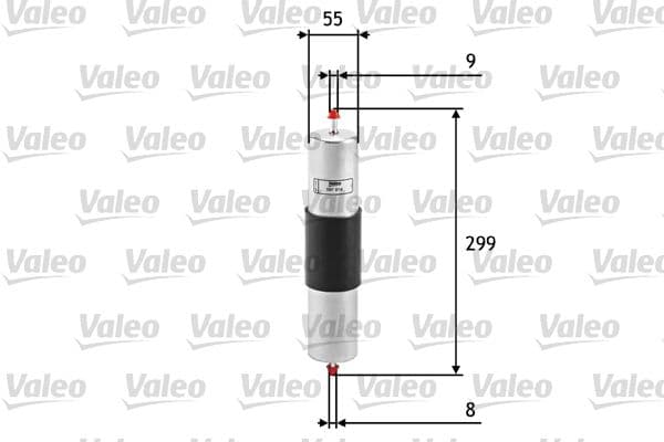 Degvielas filtrs VALEO 587014 1