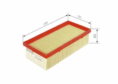 Gaisa filtrs BOSCH F 026 400 376 5