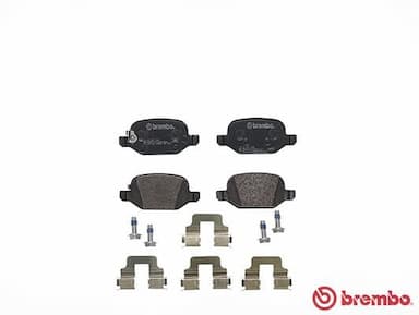 Bremžu uzliku kompl., Disku bremzes BREMBO P 23 150 2